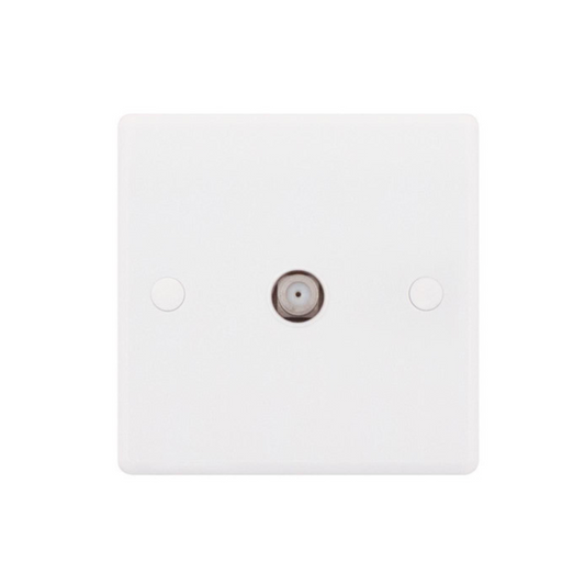 TV/FM/Satellite Socket 1 Gang Master Flush