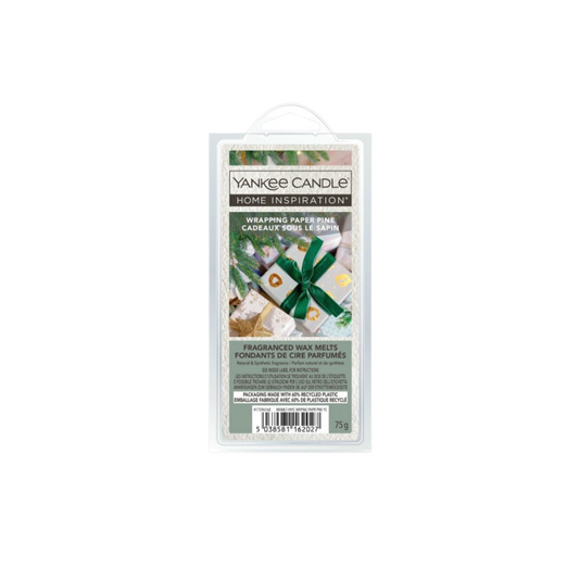 Yankee Candle Wrapping Paper Pine Wax Melts